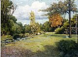 Julian Alden Weir Autumn Days painting
